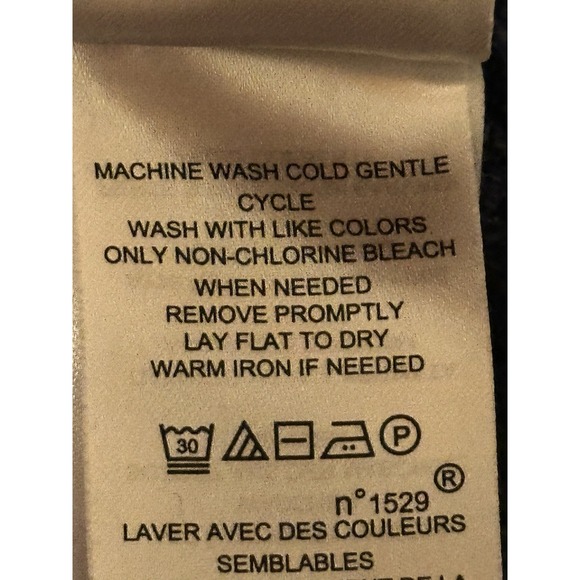 Lauren Ralph Lauren Cowl Neck Sweater Size L 100% Cotton Blue - Picture 7 of 7